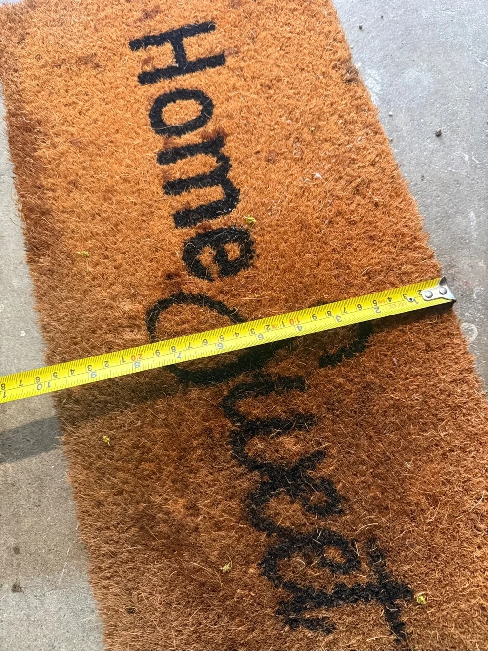 'Home Sweet Home' Brown Coir Door Mat